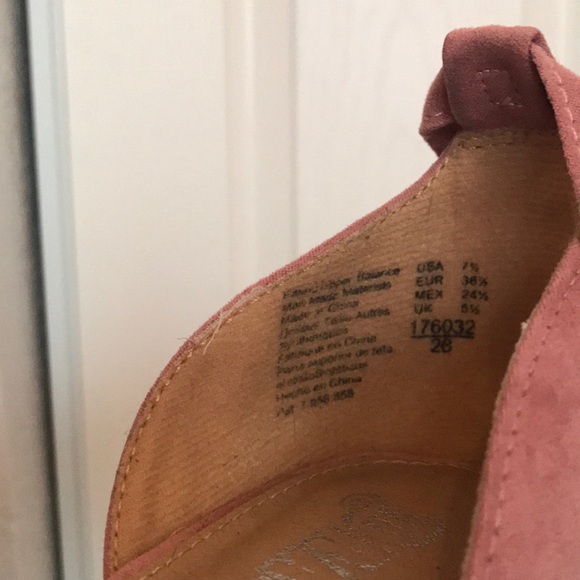 Pink ankle-tie wedges - Picture 4 of 4